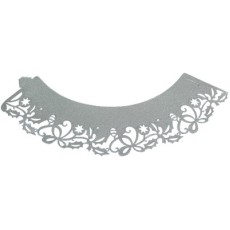 Korpica čipka srebro